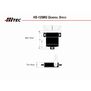 HS-125MG Thin Standard Analog Metal Gear Wing Servo