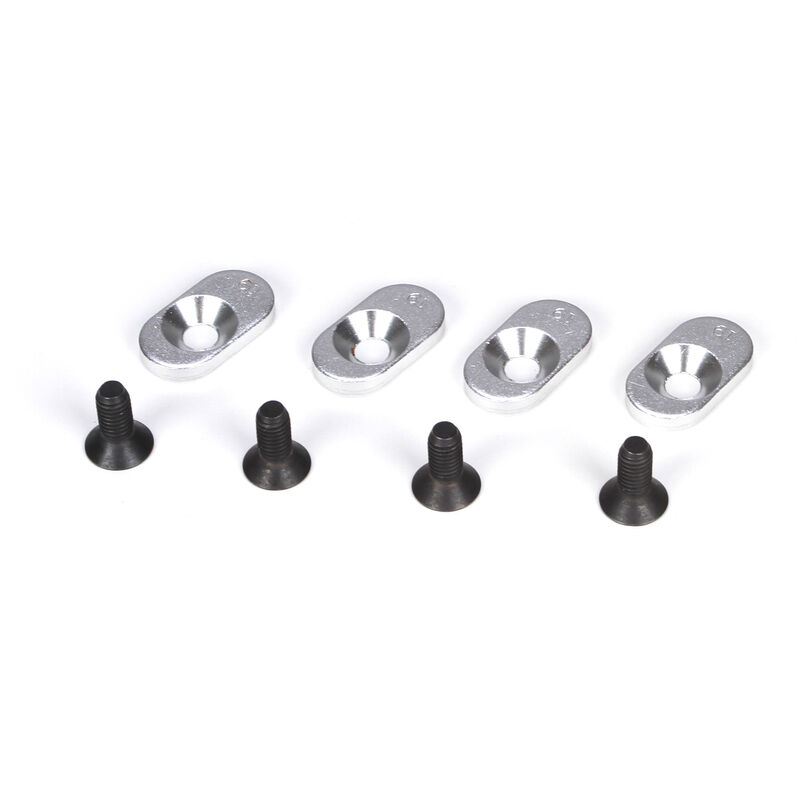 Engine Mount Inserts & Screws, 20T (4): 5IVE-T, MINI WRC Engine Mount Inserts & Screws, 20T (4): 5IVE-T, MINI WRC