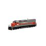 HO SD40T-2 Locomotive with DCC & Sound, Potash/WRIX #35021