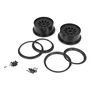 1/5 Wheel and Beadlock Set 4.75, 24mm Hex, Black (2): 5IVE-T