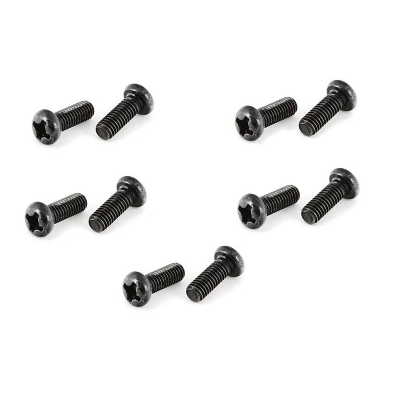 Button Head Cross Machine Screw 3x8mm (10)