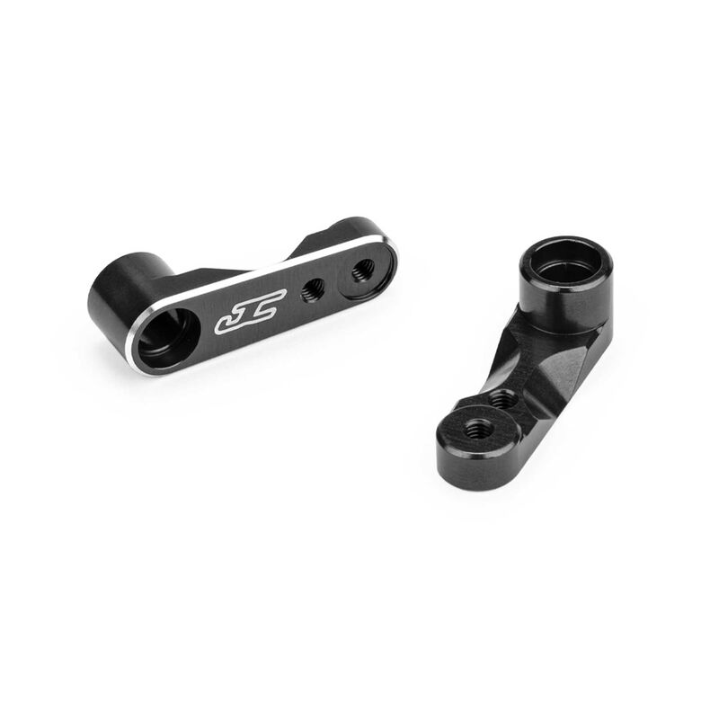 Aluminum Steering Bellcranks, 1/10 Team Associated RC10B7, Black