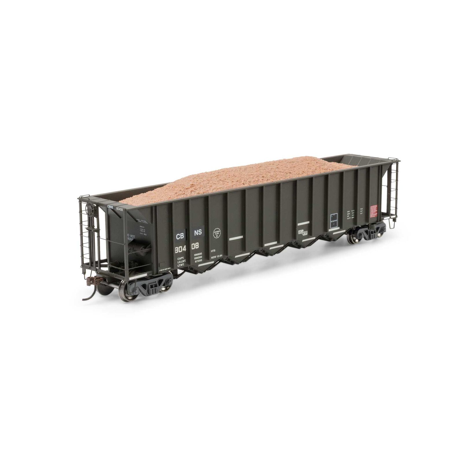 HO RTR 5-Bay Rapid Discharge Hopper CBNS #80408