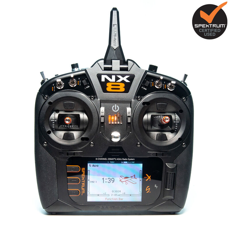 NX8 8-Channel DSMX Spektrum Certified Transmitter Only