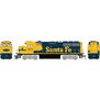 HO EMD GP60 Locomotive with Econami DCC & Sound, ATSF #4034