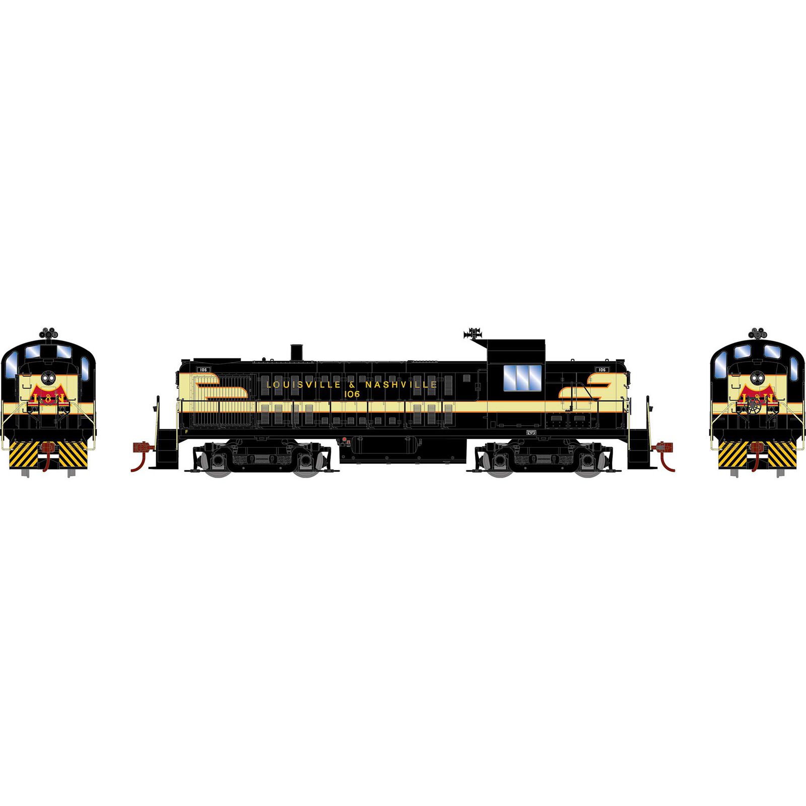 HO ATH RS-3 Locomotive, LN #106