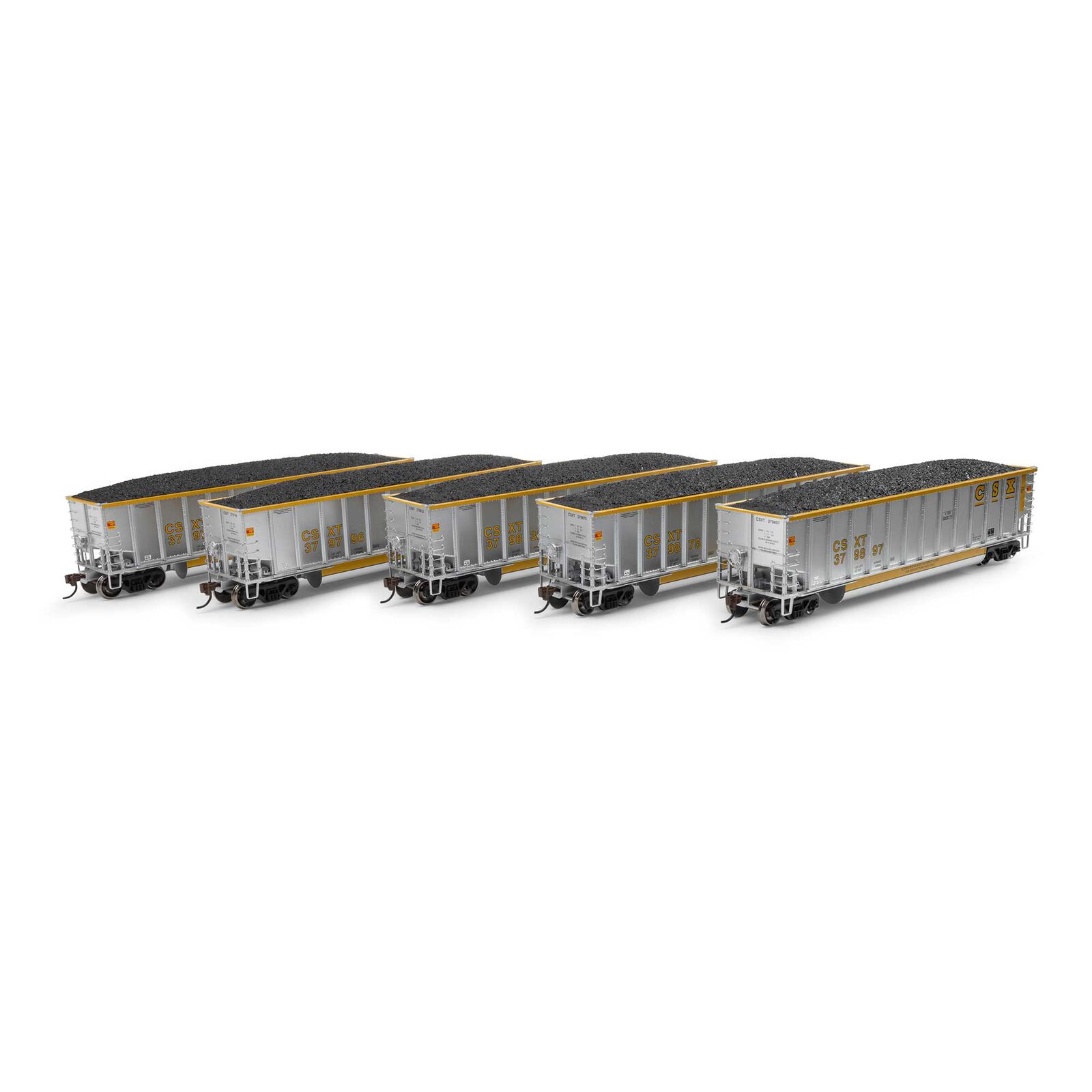 HO Bethgon Coalporter with Load, CSX #3 (5)