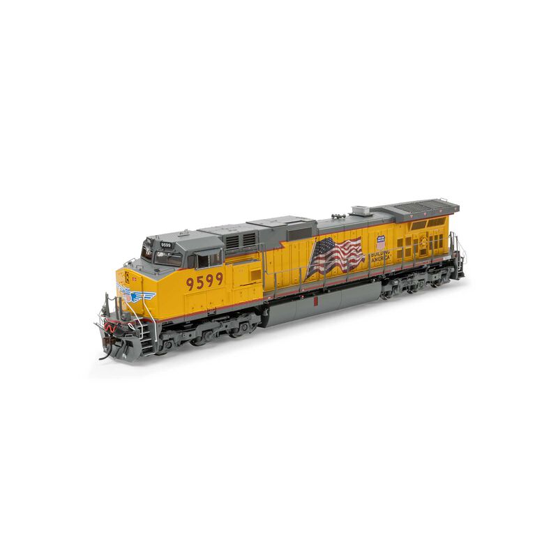 HO GE Dash 9-44CW Locomotive with DCC & Sound, UP #9599