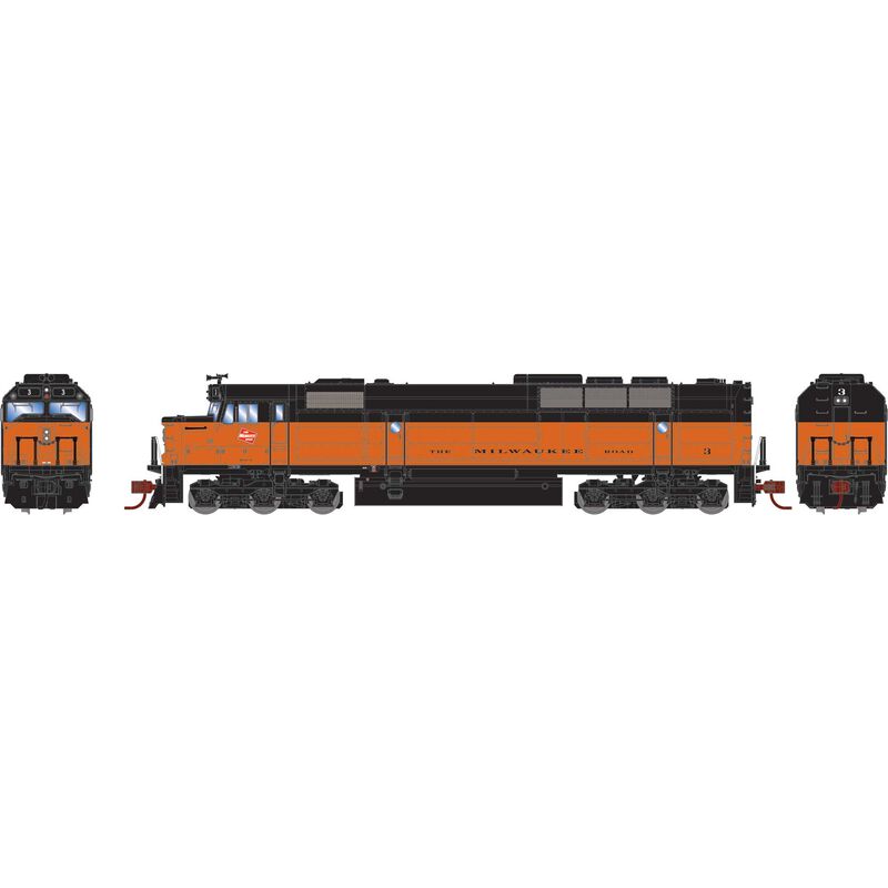 N FP45 Locomotive, MILW #3