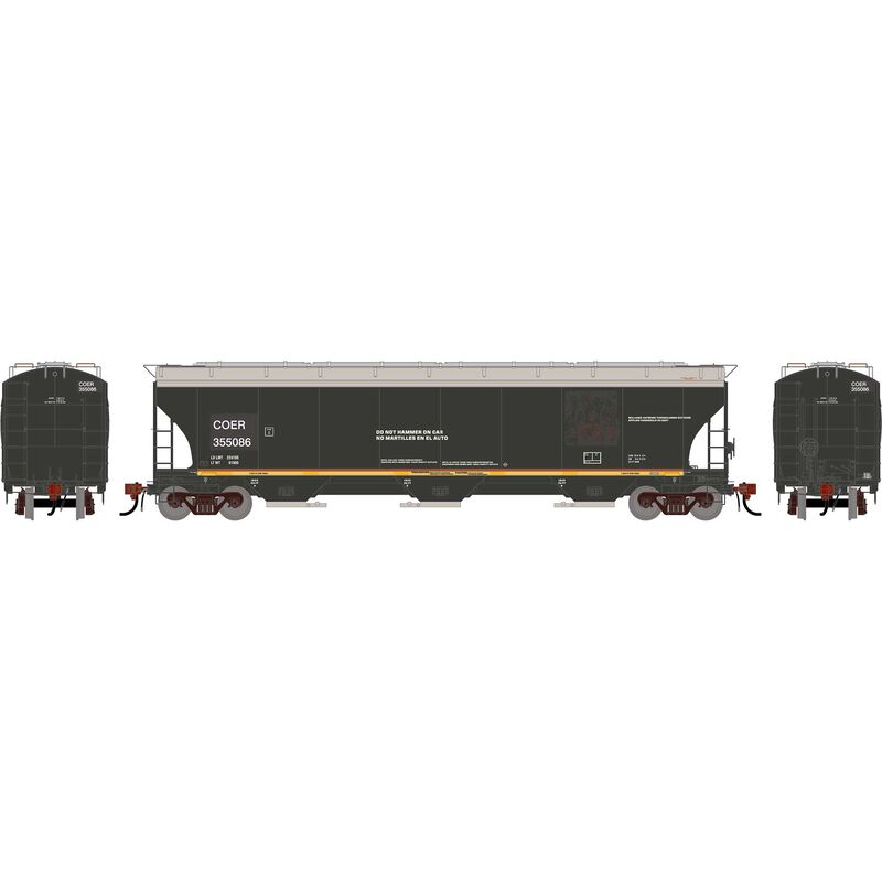 HO GEN Trinity 5161 Covered Hopper, Primed For Grime COER #355086