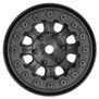 1/10 Denali Front/Rear 1.9" 12mm Rock Crawler Wheels (2) Black/Black