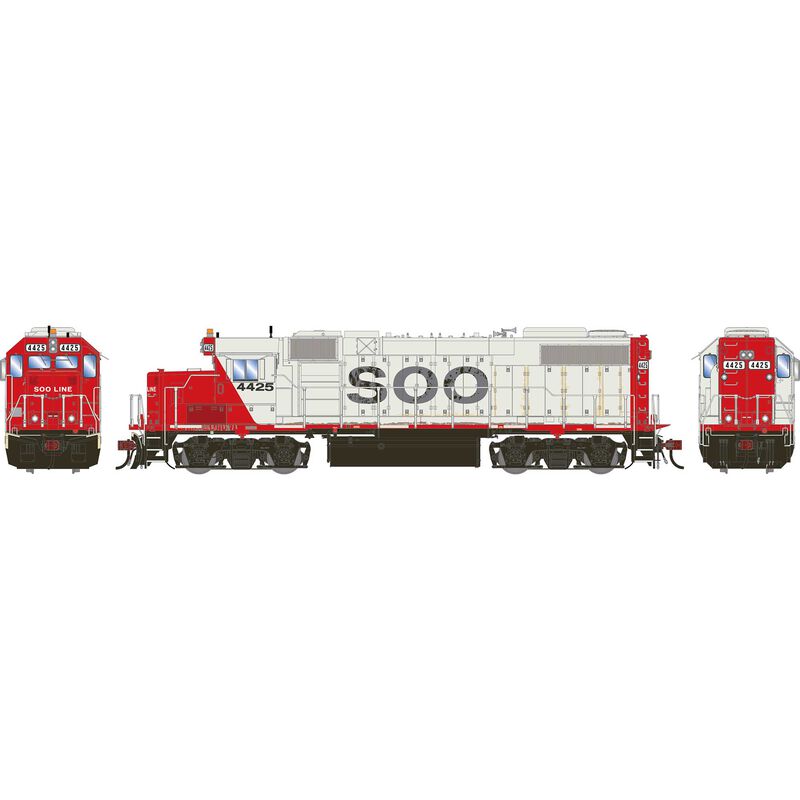 HO GEN GP38-2 Locomotive, Primed For Grime SOO #4425