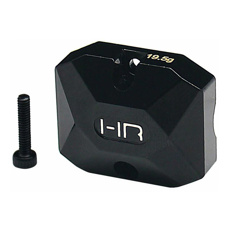 Black Brass Differential Cover Set, 1/18 Redcat Ascent-18