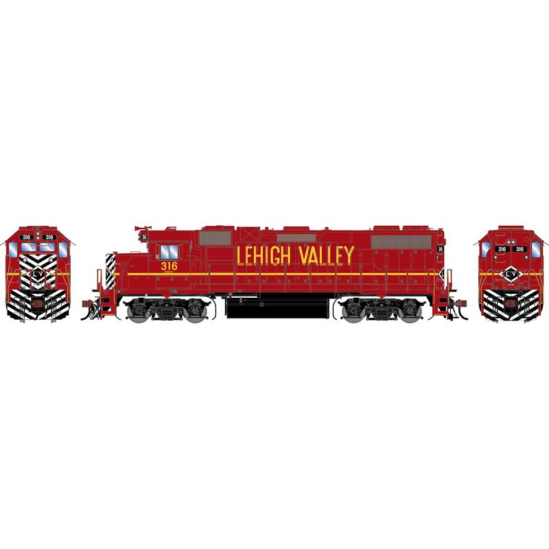 HO GEN GP38-2 Locomotive, LV #316