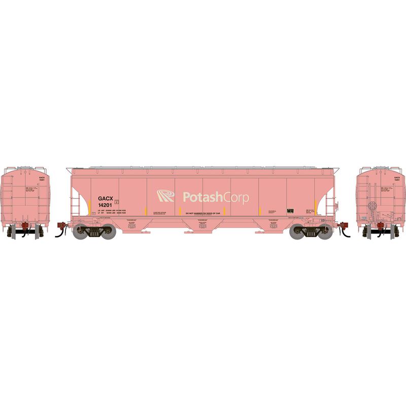 HO GEN Trinity 5161 Covered Hopper, Primed For Grime GACX #14201