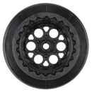 1/10 Showtime+ Wide Rear 2.2"/3.0" 12mm Drag Wheels (2) Black