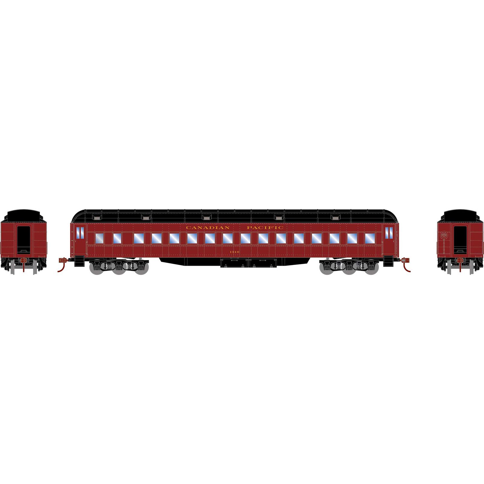 HO Heavyweight Clerestory Coach, CPR #1310