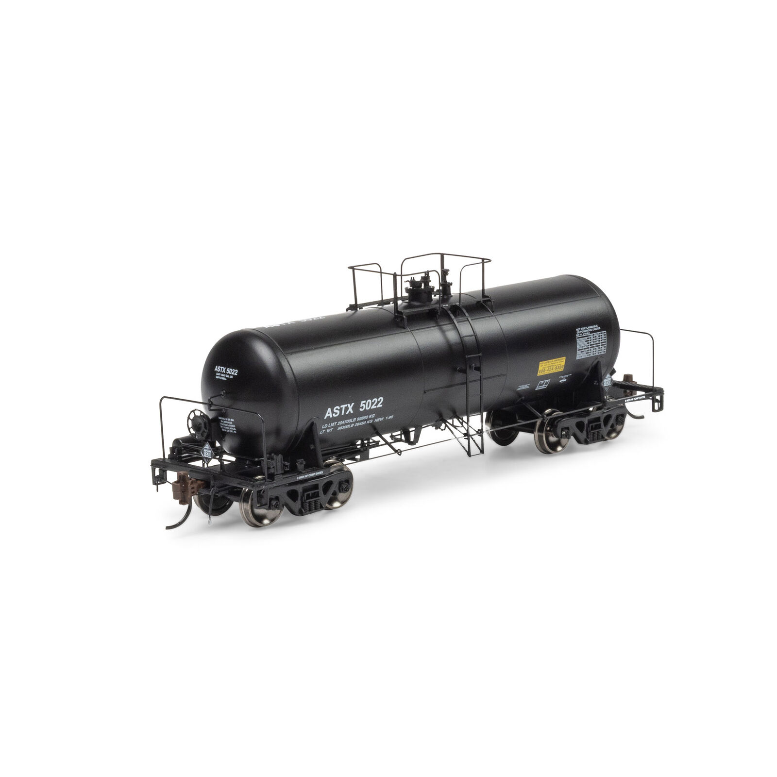 HO 13K Gallon Acid Tank Car, ASTX #5022