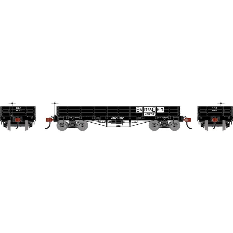 HO ATH 36' Low Side Gondola w/ Drop Gates, BO #46702