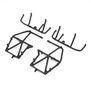Side Cage and Lower Bar, Black: LMT
