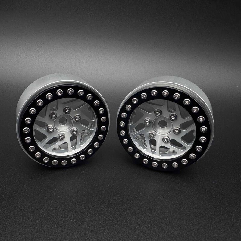 1/10 CROSSMAN 1.9" Beadlock Rock Crawler Wheels
