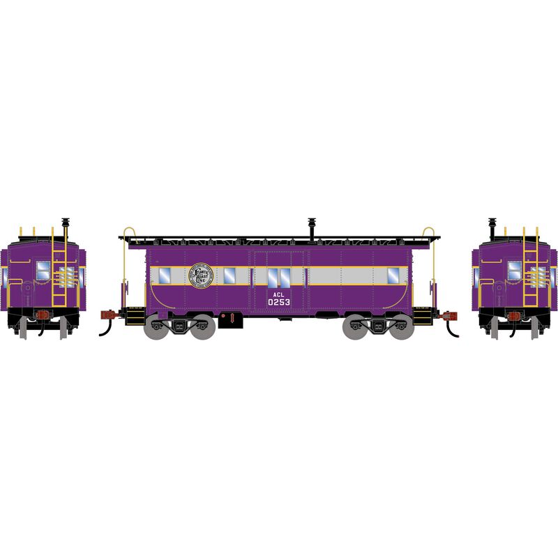 HO ATH Bay Window Caboose, Legendary Liveries ACL #0253