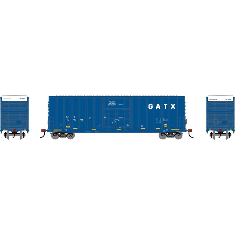 HO RND GATX 50' High-Cube Single Plug Rib-Side Box Car, GATX #100068