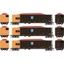 HO Thrall High Side Gondola with Load, DJJX #2 (3)