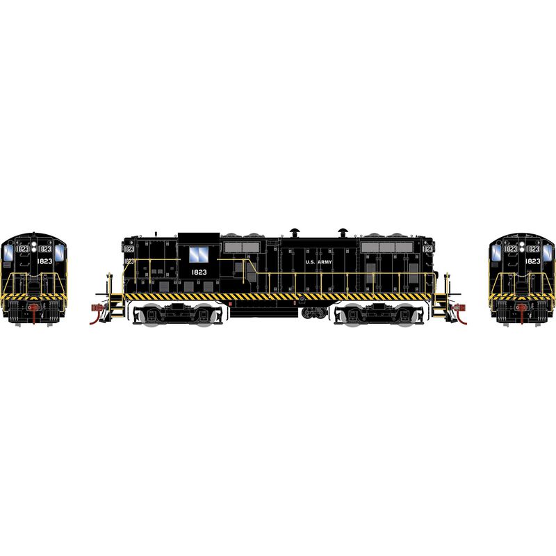 HO GEN GP7L Locomotive w/DCC & Sound, USAX #1823