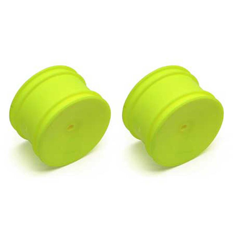 1/10 2.2" 2WD Rear Buggy Wheels, Yellow (2)