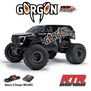 1/10 GORGON 2WD RTR Brushed Monster Truck (Battery & Charger Included), Gun Metal
