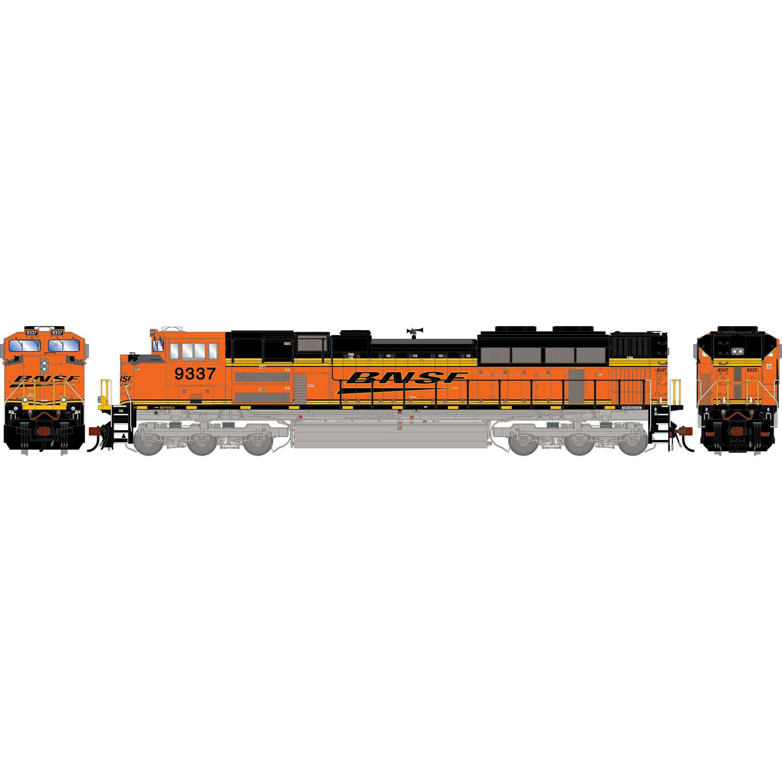 HO GEN SD70ACE Locomotive, BNSF #9337