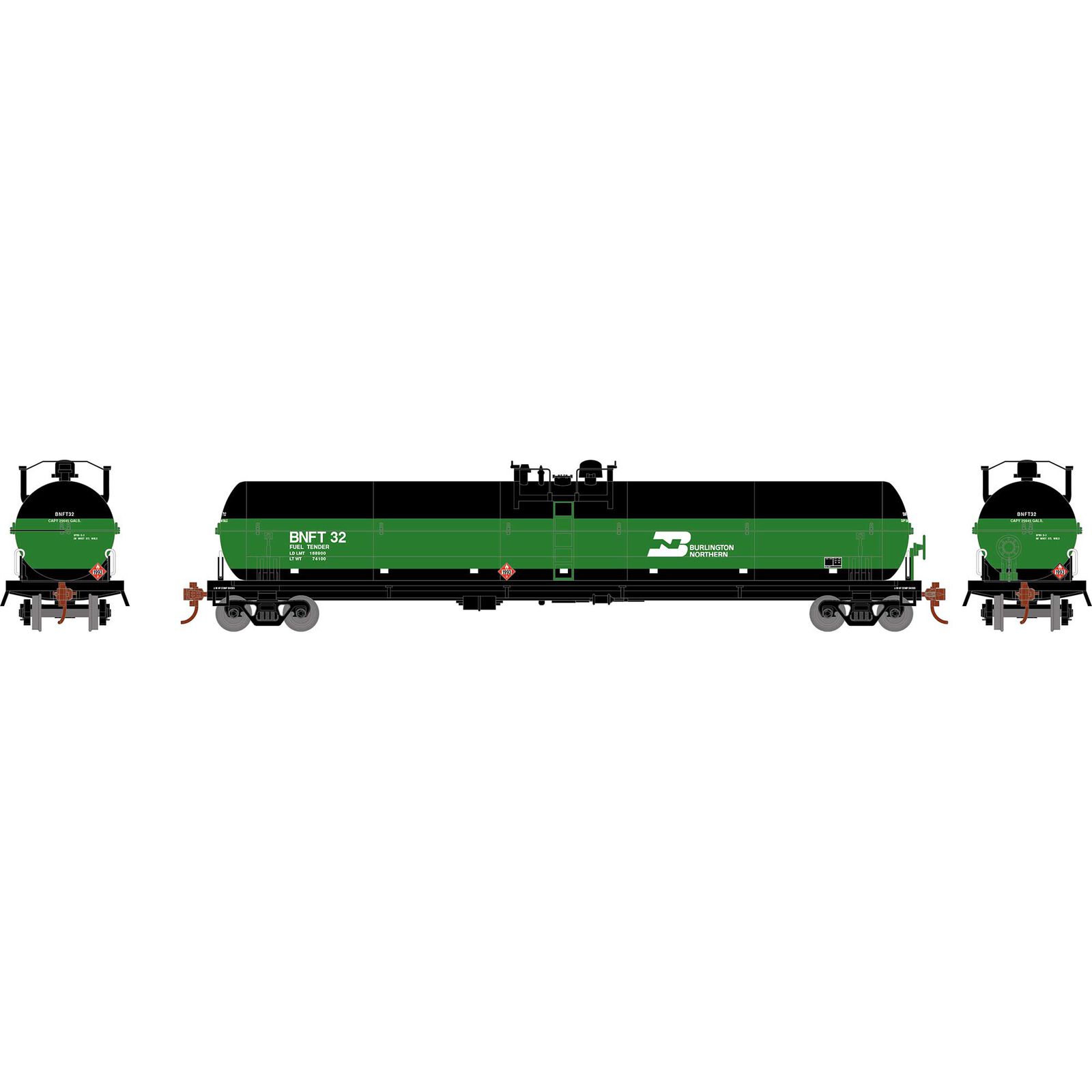 HO ATH 62' Tank Car, BNFT #32