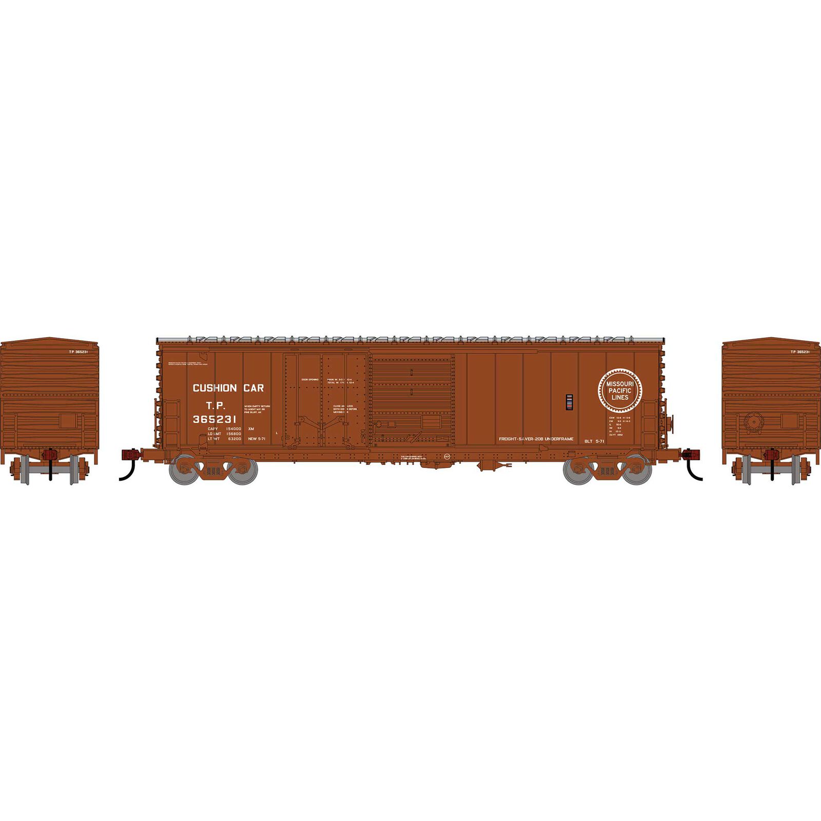 HO ATH 50' ACF Combination Door Box Car, TP #365231