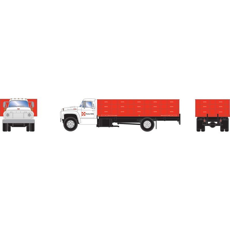 HO Ford F-850 Grain Truck, Purina Mills