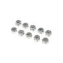 Steel Locking 1/2 Nuts, 4-40 (10)