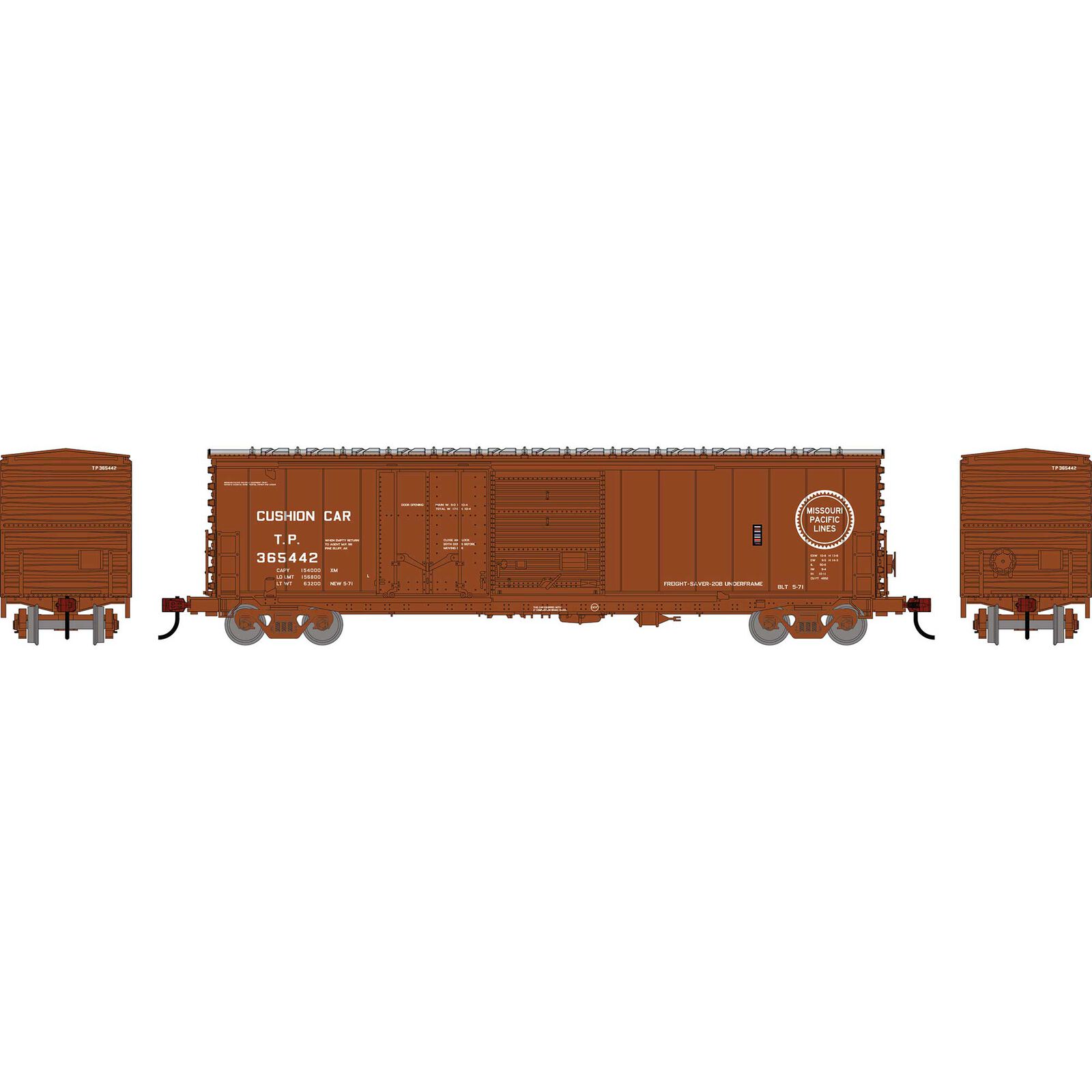 HO ATH 50' ACF Combination Door Box Car, TP #365442