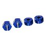 Aluminum 12mm Hex Set, 1/10 Traxxas Mini Maxx, Blue