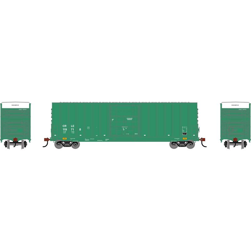 HO RND GATX 50' High-Cube Single Plug Rib-Side Box Car, CRLE #119718