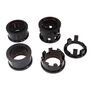 Billet Machined 4-Step 15-24mm Adj Spring Spacers  for ARRMA 1/10 Kraton 4X4 4S V2 BLX