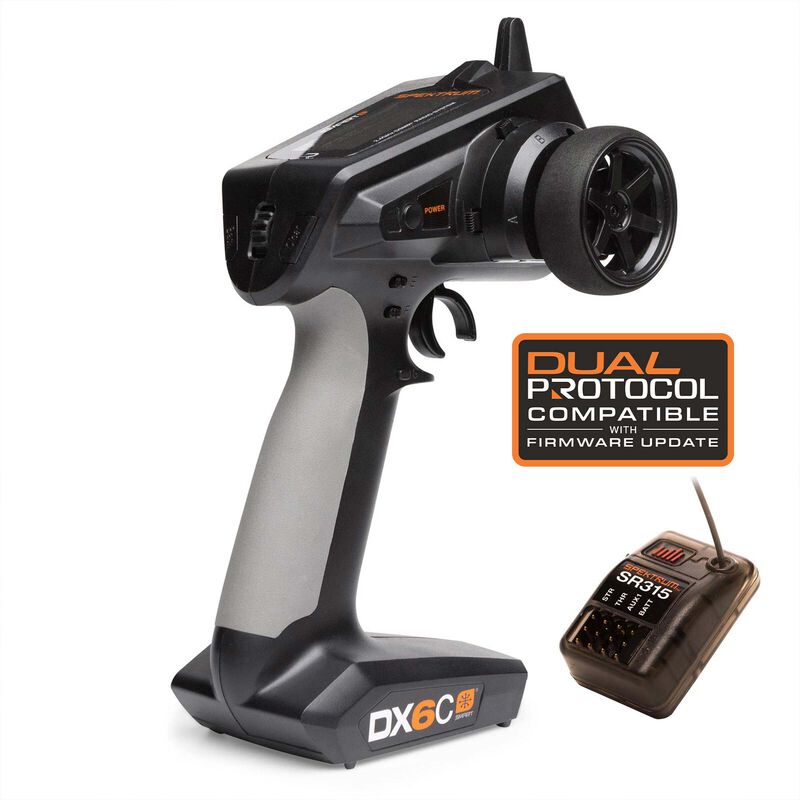 DX6C 6-Channel DSMR Transmitter with SR315 Receiver