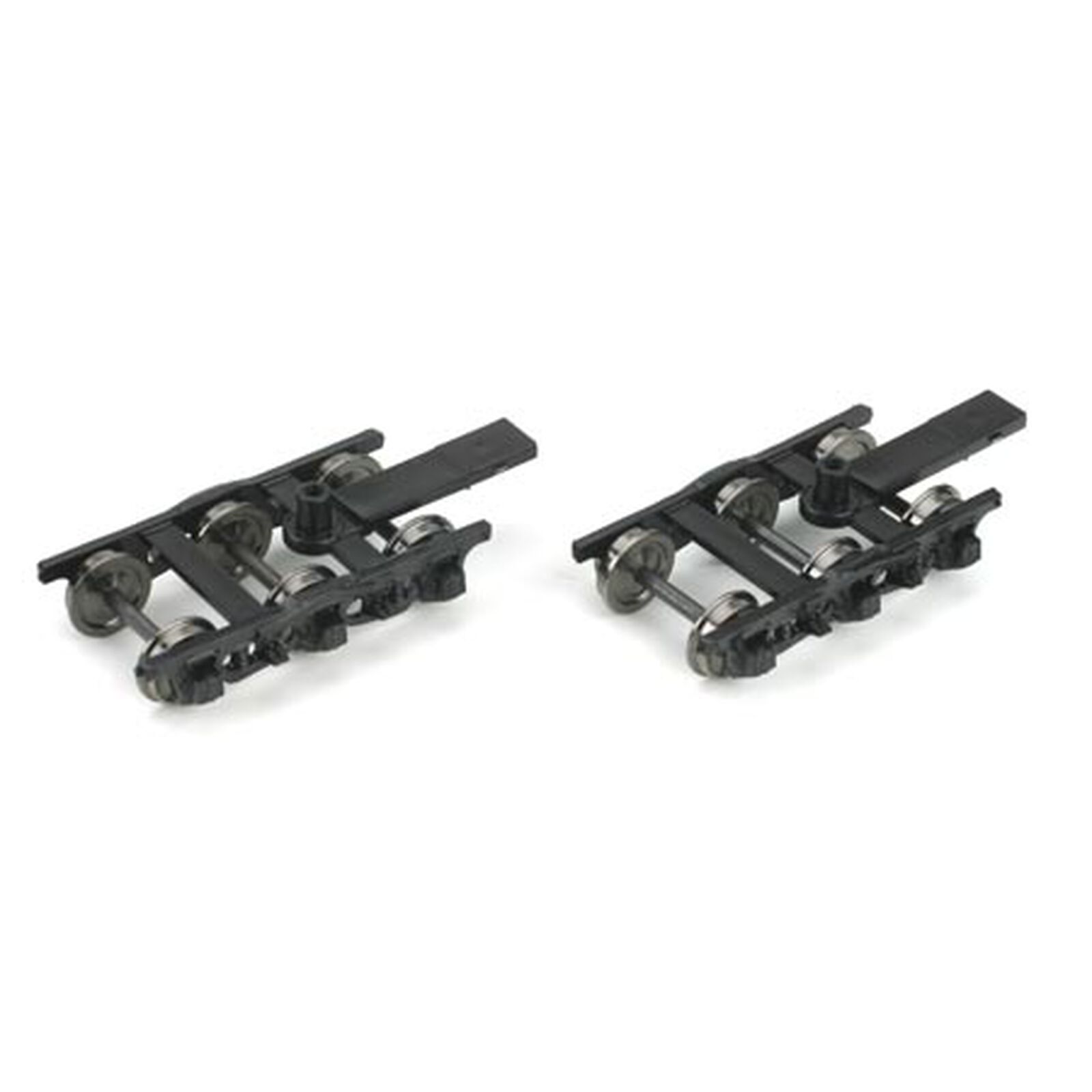 HO Truck, 6-Wheel Passenger/Black 36" Metal Whl(2)