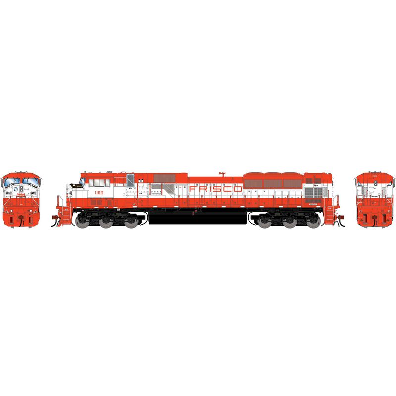 HO GEN SD90MAC-H PH I Locomotive w/DCC & Sound, Legendary Liveries SLSF #1100