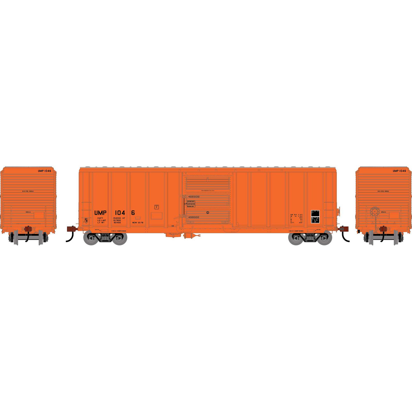 HO 50' PS 5344 Box Car, UMP #1046