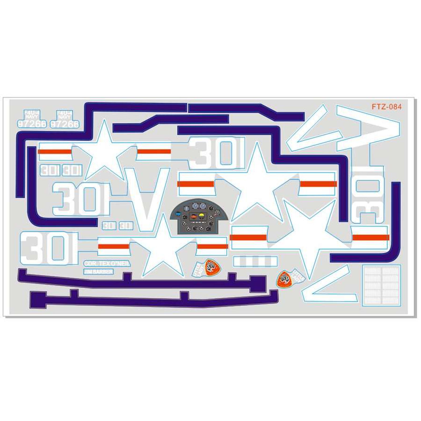 Decal Sheet: F4U V2 800mm