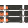 N ATH Berwick Bathtub Extended Side Gondola, Primed For Grime ITFX #93179/93192/93206 (3)