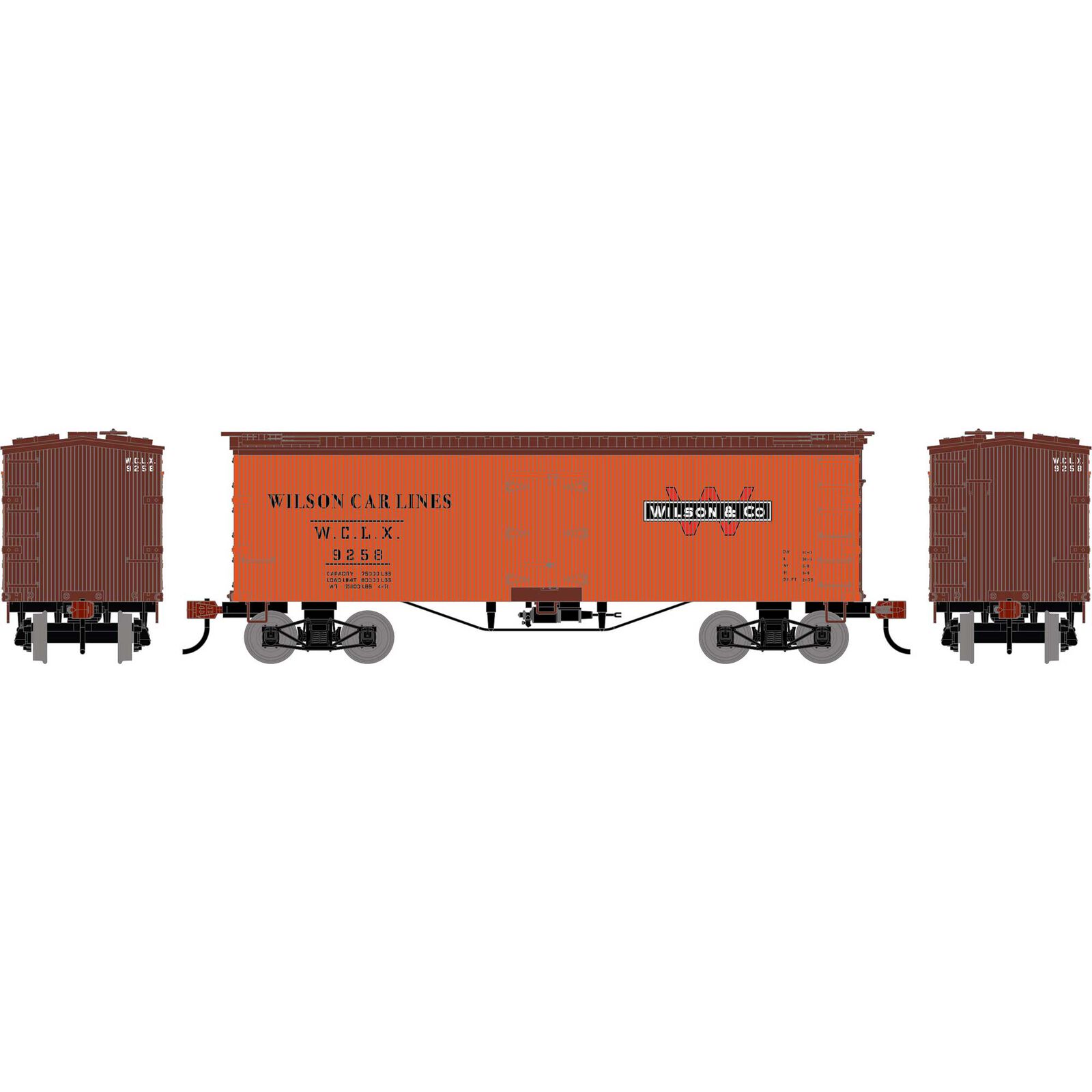 HO RND 36' Wooden Reefer, WCLX #9258