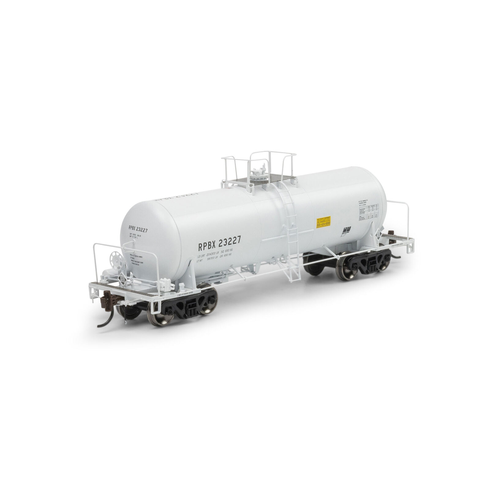 HO 13K Gallon Acid Tank Car, RPBX #23227