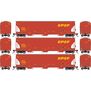 HO GEN Trinity 5161 Covered Hopper, Legendary Liveries SPSF #316012/316089/316098 (3)