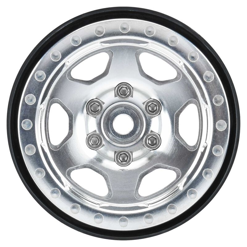 1/10 Crestline Aluminum Front/Rear 1.9" 12mm Rock Crawler Wheels (2)